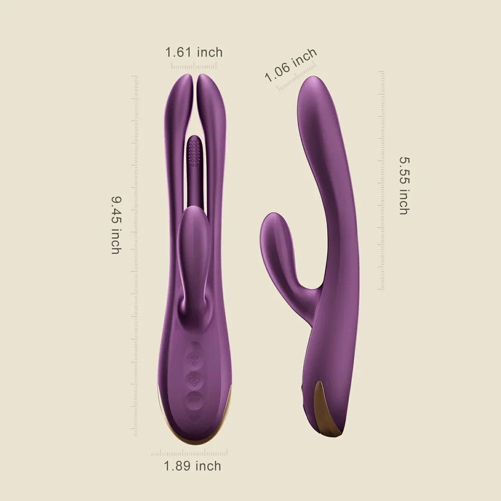 Honey Play Box Terri App-Controlled Rabbit Vibrator with Kinky Finger Tapping