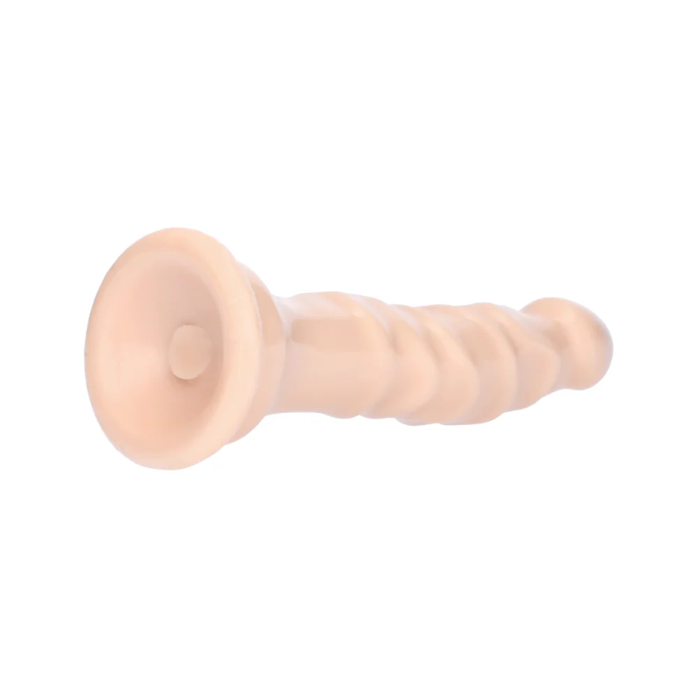 Raging Dong 带吸盘细纹纹理假阳具