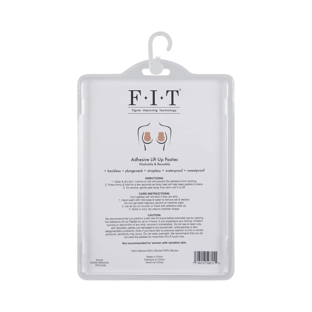 Fit Adhesive Lift Up Pasties，均码，可水洗可重复使用