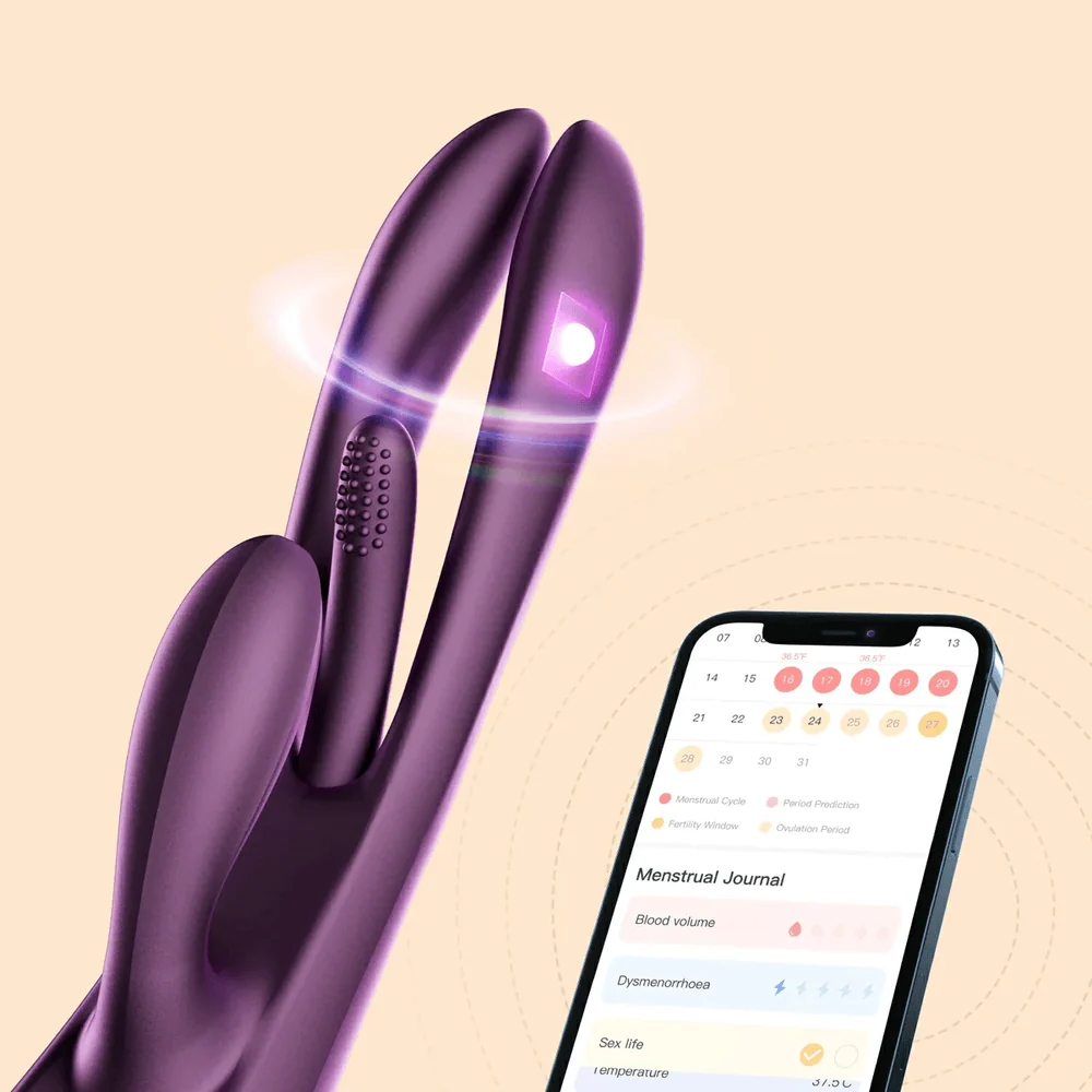 Honey Play Box Terri App-Controlled Rabbit Vibrator with Kinky Finger Tapping