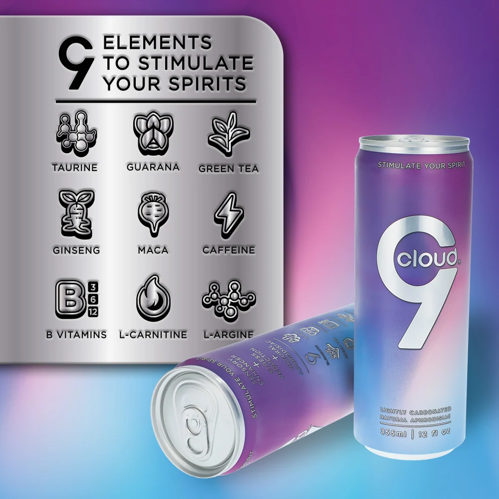 Cloud 9 Aphrodisiac Drink with Natural Aphrodisiacs and Seductive Flavors