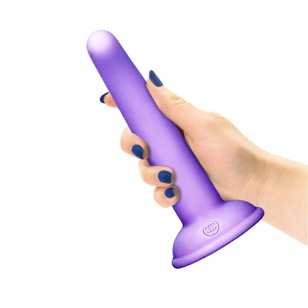 Dillio Platinum Curious Five Silicone Dildo with Suction Base