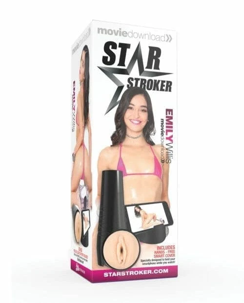Pornstar Series Emily Willis Pussy Stroker with Hard Case and Smartphone Cover