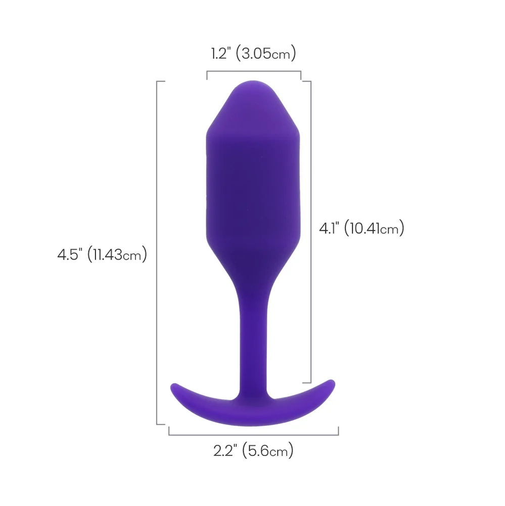 B-Vibe Snug Plug 小型加重硅胶肛塞