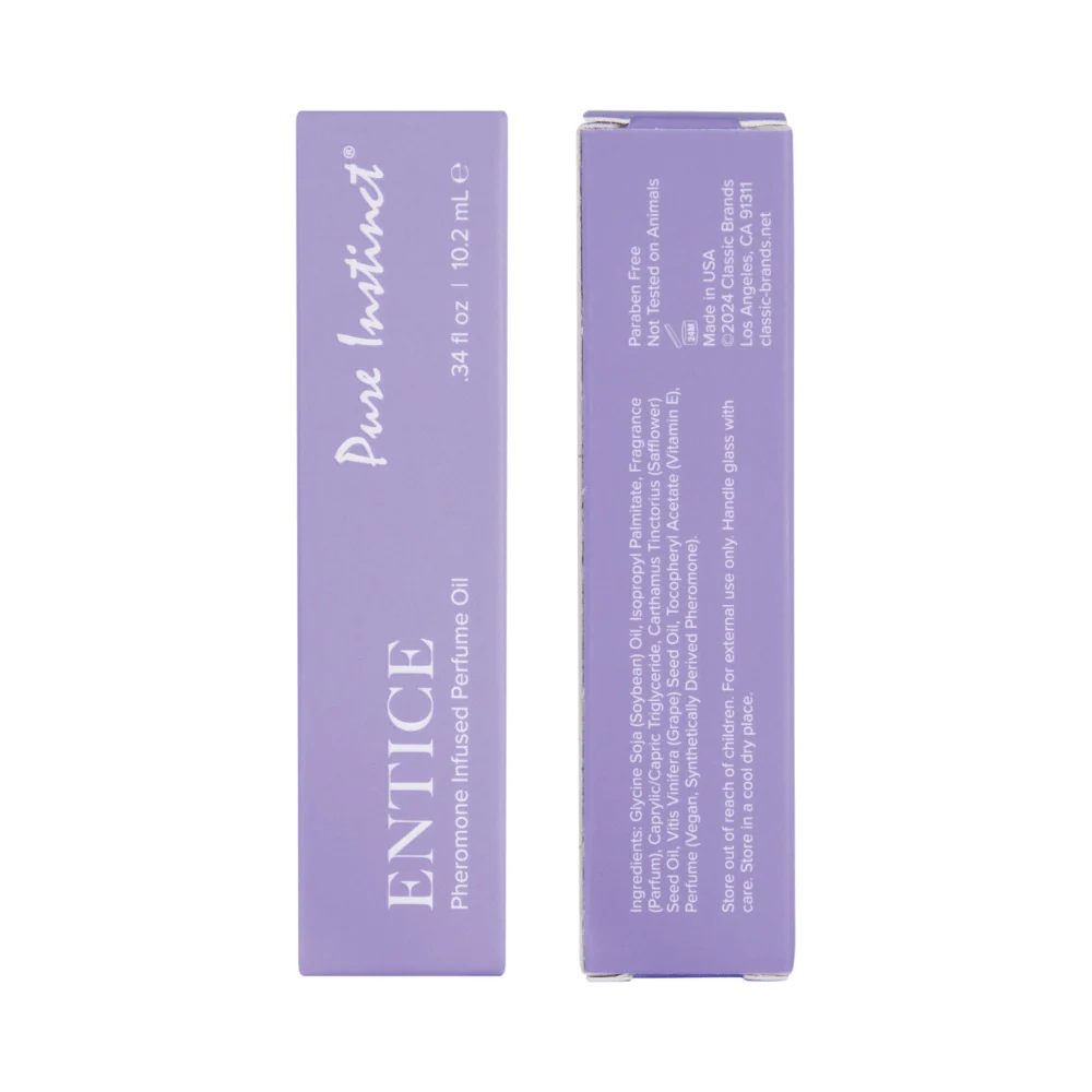 Pure Instinct Pheromone Infused Roll-on Perfume .34oz|10mL