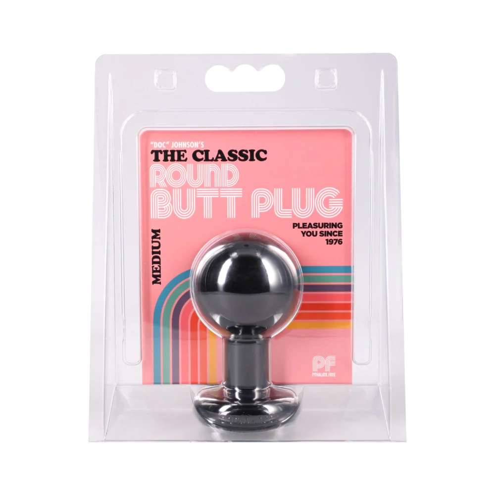 The Classic Round Butt Plug in Spherical Head Design