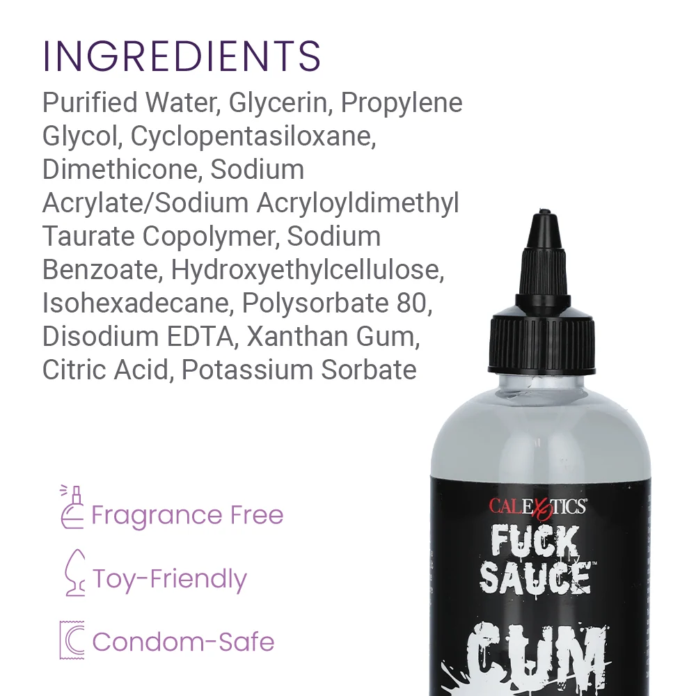 Fuck Sauce Hybrid Lubricant Silicone and Water Blend 8oz