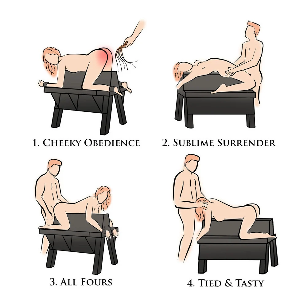 Master Series Bareback Submission 马形束缚长凳（人造皮革）