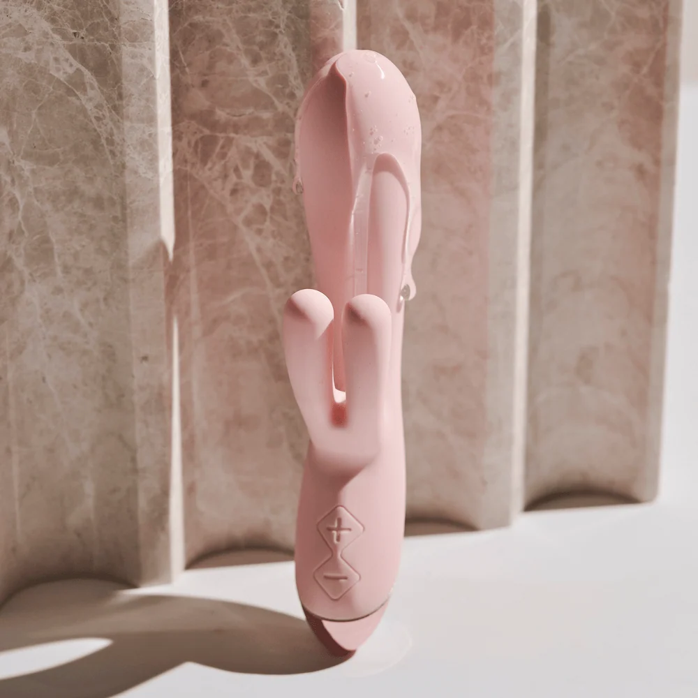 Blush Elora Pink Rabbit Vibrator with 10 Dual Vibration Modes