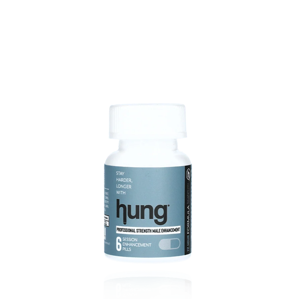Hung Male Enhancement Pills for Stronger Performance, 12 Count Bottle