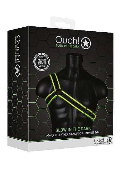 OUCH! Glow in the Dark Gladiator Harness Adjustable for All Body Types