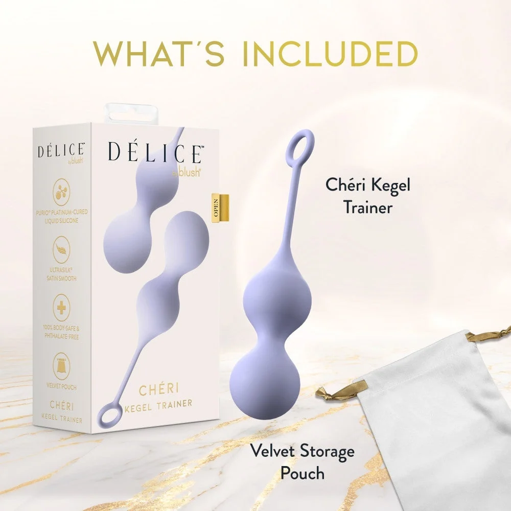 Blush Delice Cheri 负重硅胶凯格尔训练器 带取出拉环