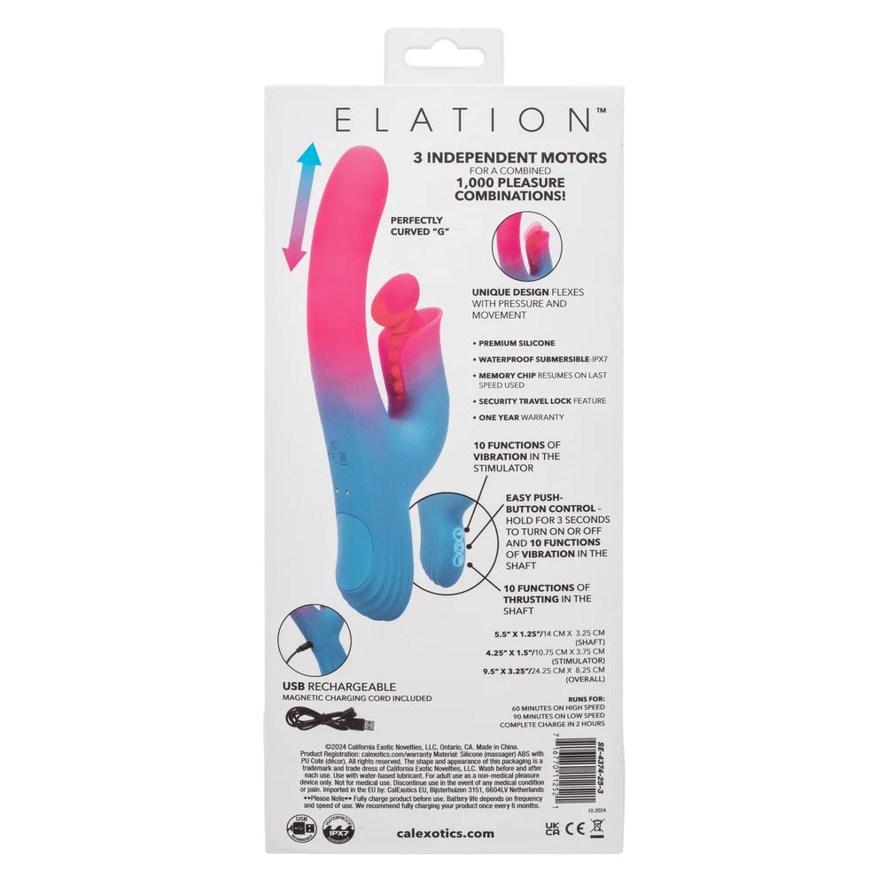 Elation 抽插式双刺激兔耳振动器（Intimate Essentials Shop | Amazing Intimate Essentials）