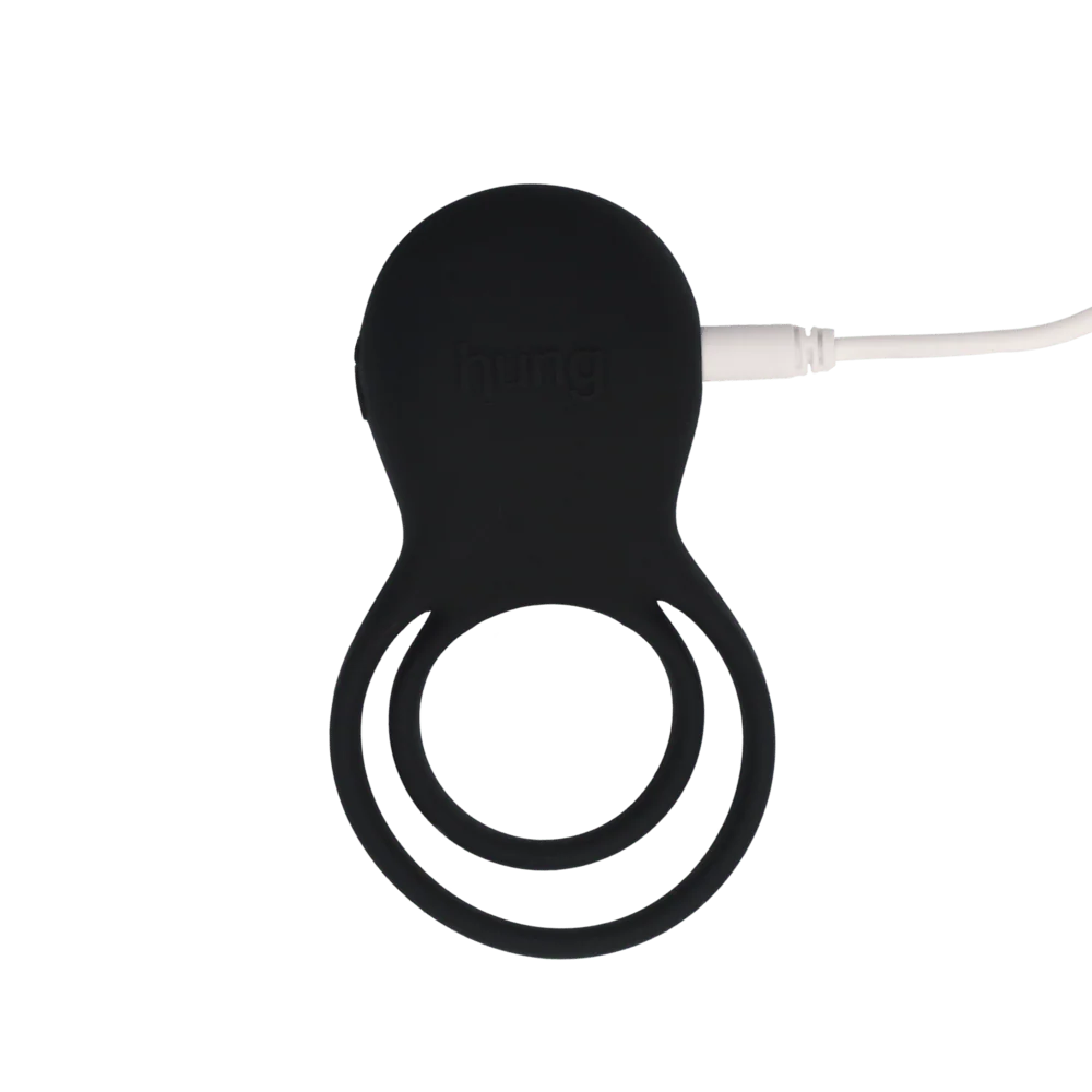 Hung Vibrating Double Ring with Remote Control