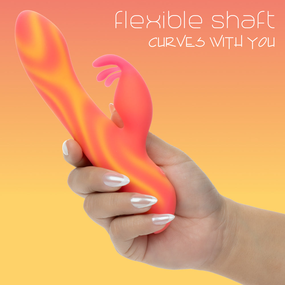CalExotics Endless Summer Moonlight Magic LED Light Rabbit Vibrator