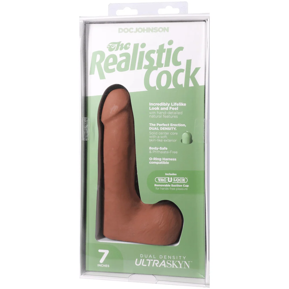 The Realistic Cock 7 Inch Ultraskyn Cock with Balls