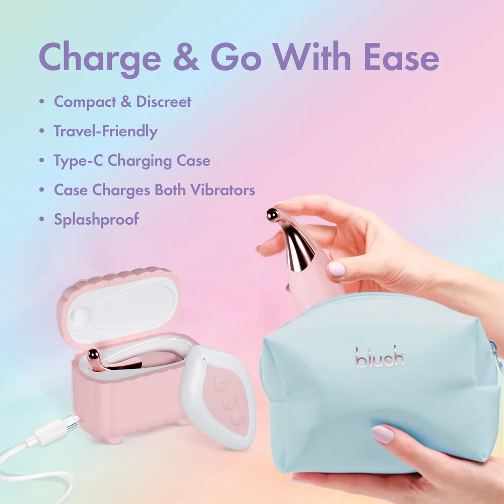 Play With Me Wanderlust Mini Clitoral Wand and Egg Vibrator Set