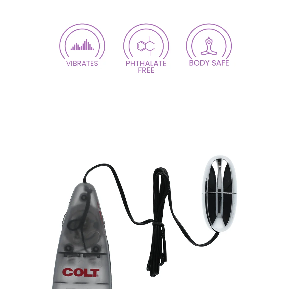 COLT 多速 Power Pak 子弹振动器，带 EZ Grip 握把