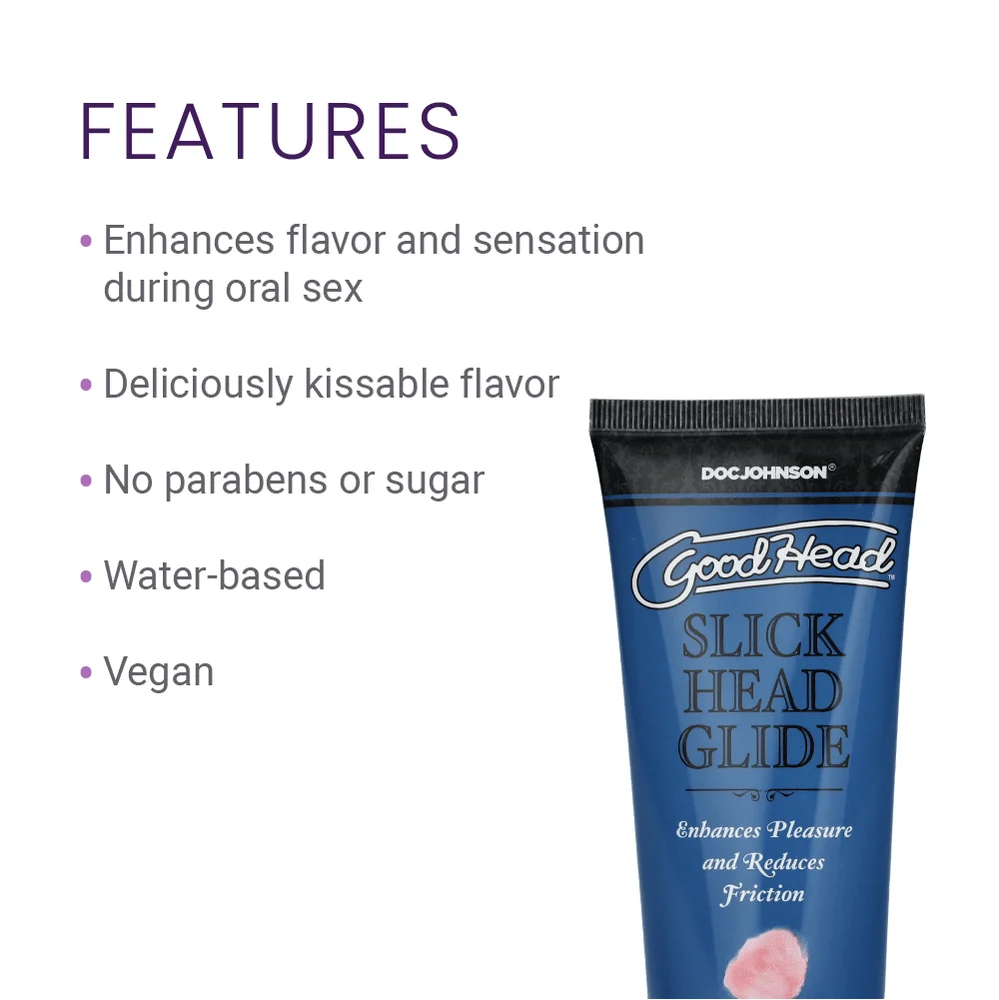 GoodHead Slick Head Glide Mint-Flavored Water-Based Lubricant