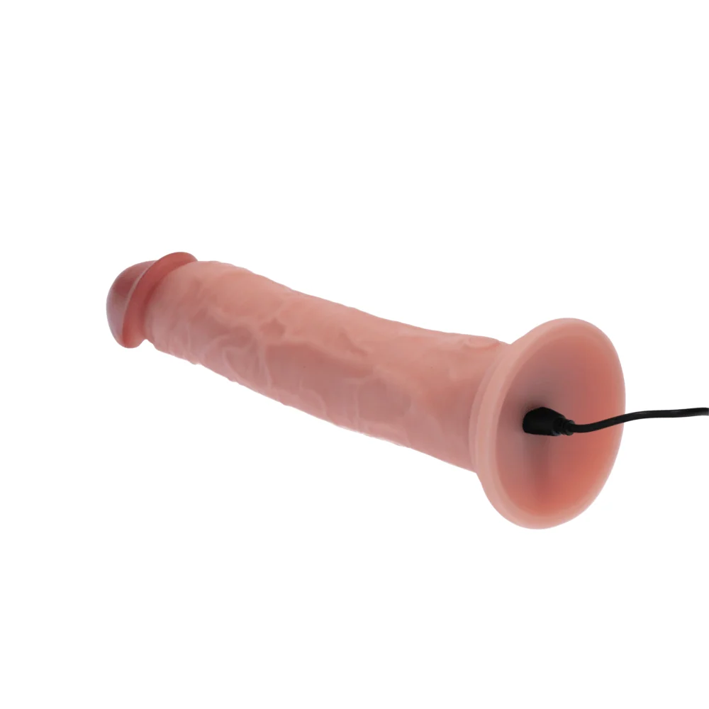 King Cock Elite Dual Density Vibrating Silicone Cock