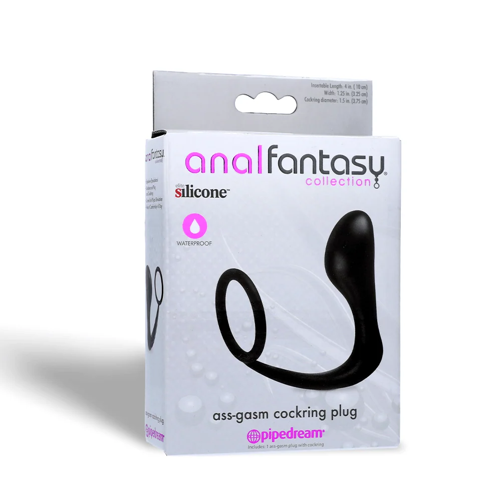 Anal Fantasy Ass-Gasm Cockring Plug in Elite Silicone