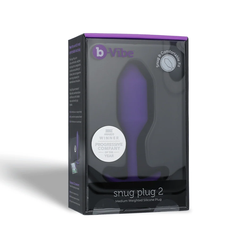 B-Vibe Snug Plug 小型加重硅胶肛塞