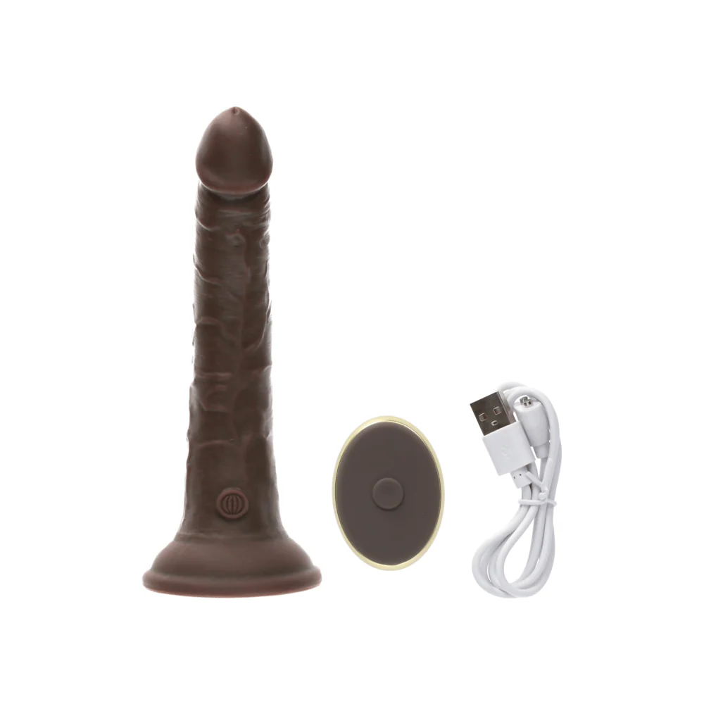 King Cock Elite Dual Density Vibrating Silicone Cock