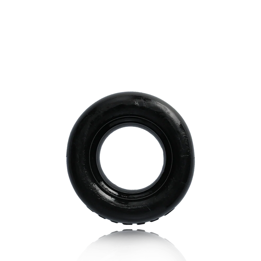Oxballs Squeeze Ball Stretcher Black Cock Ring in FLEXtpr
