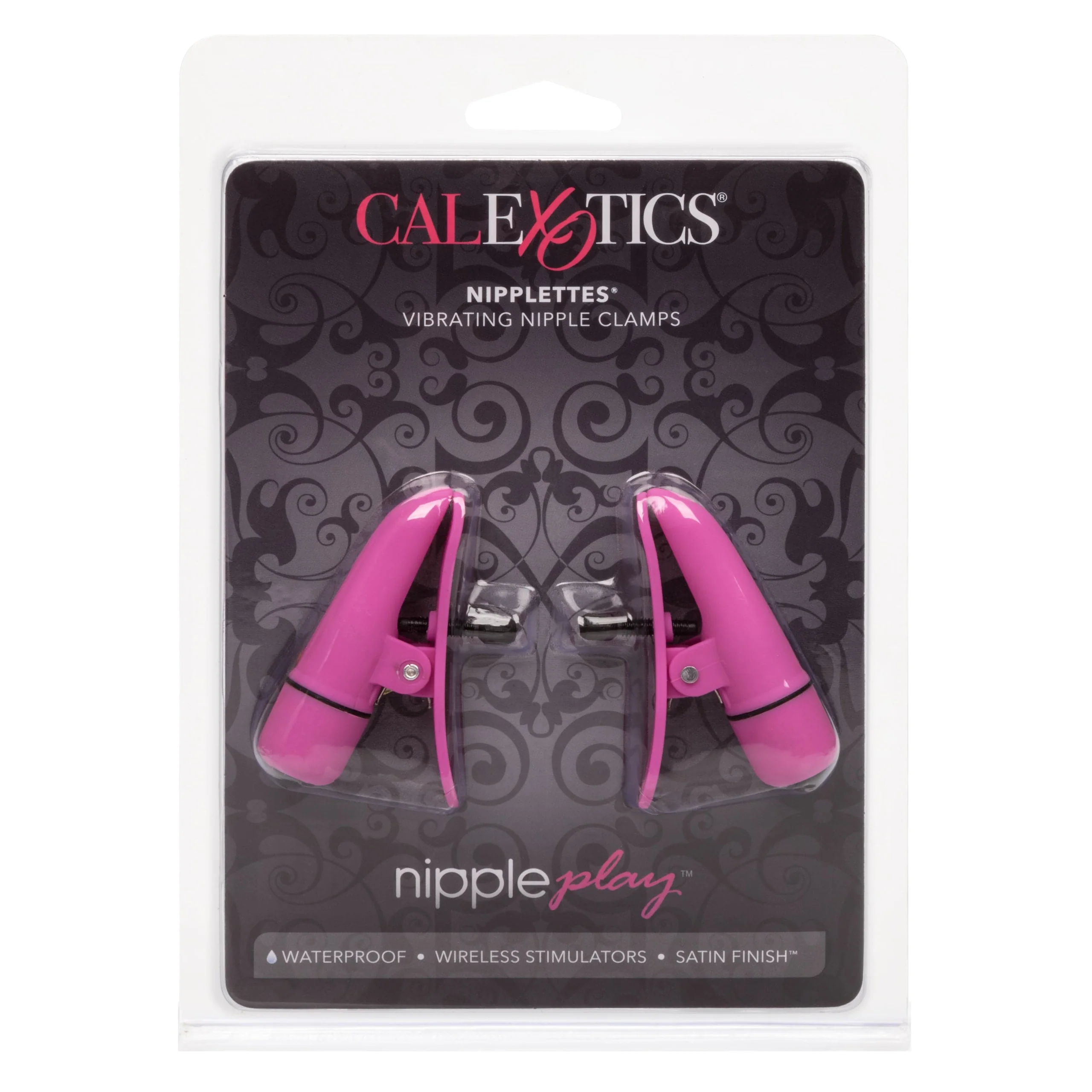 Nipple Play Nipplettes 粉色可调节振动乳夹
