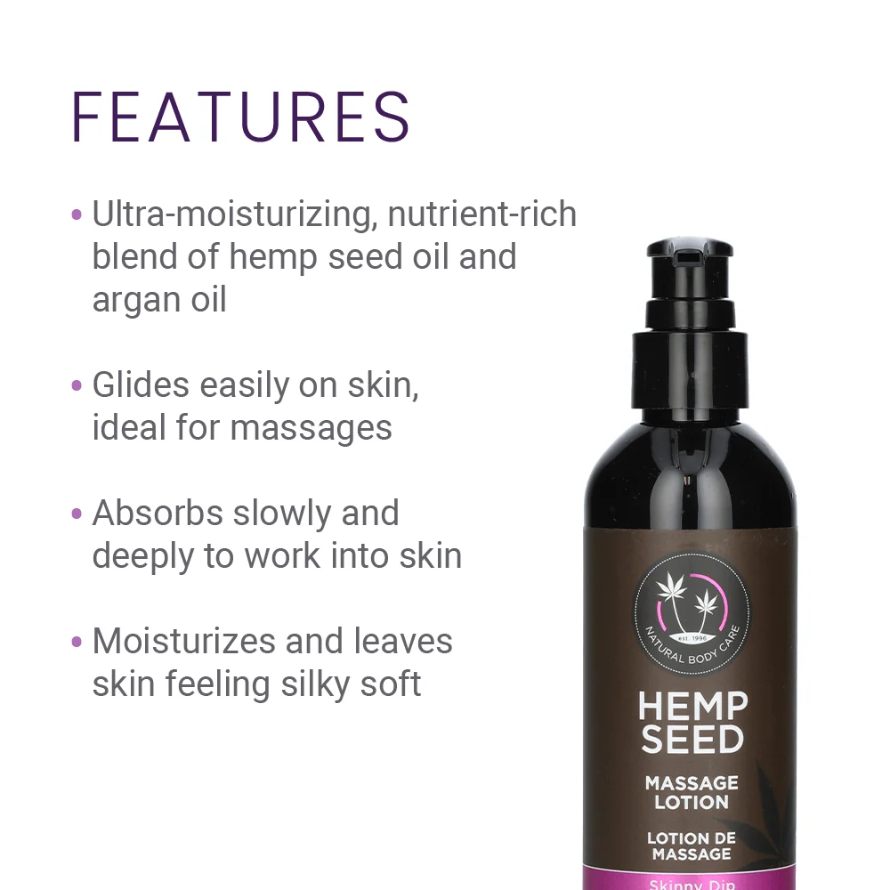 Hemp Seed 按摩乳 含天然精油 顺滑易推