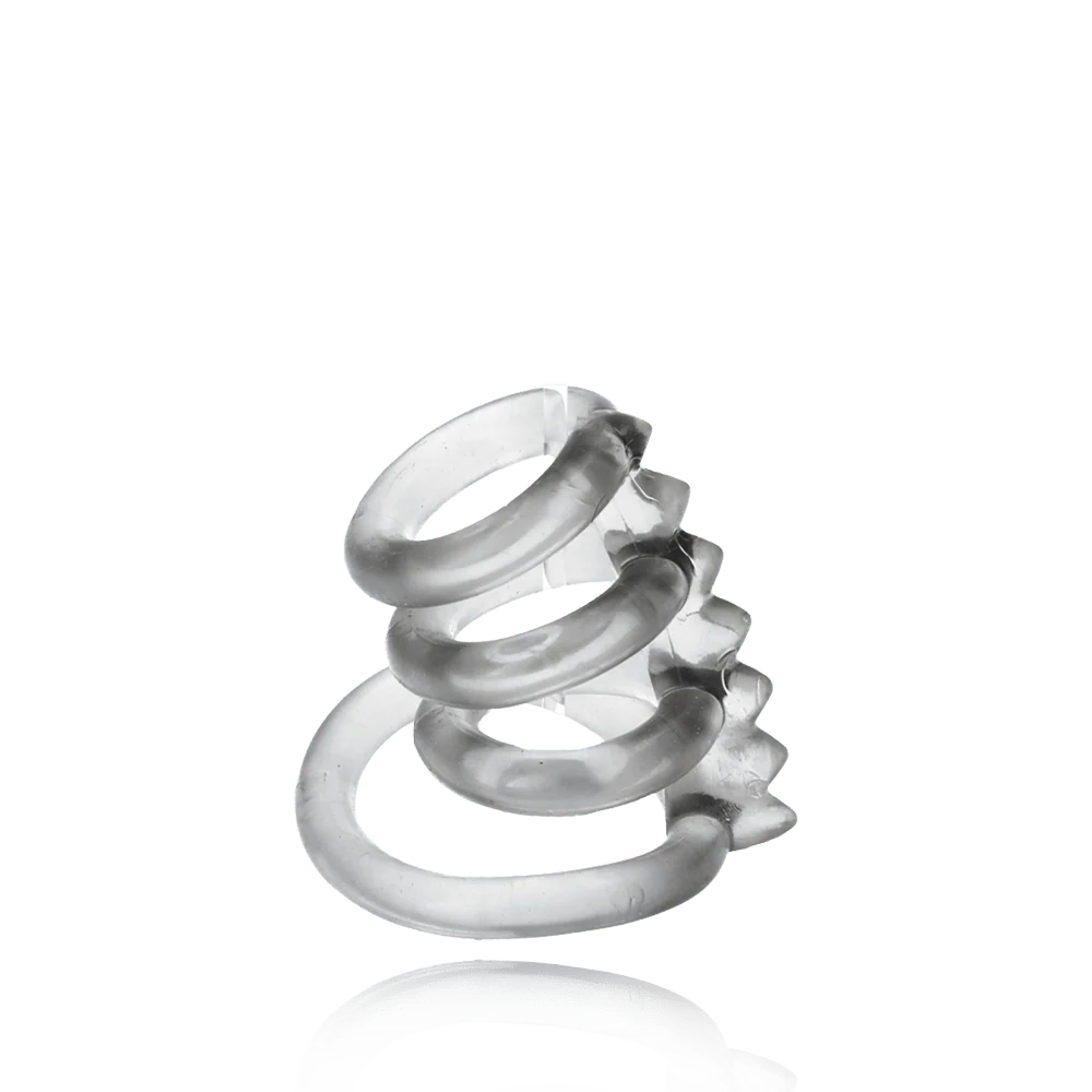 Dr. Joel Kaplan® Support Master® Triple Smooth Cock Rings and Sleeves