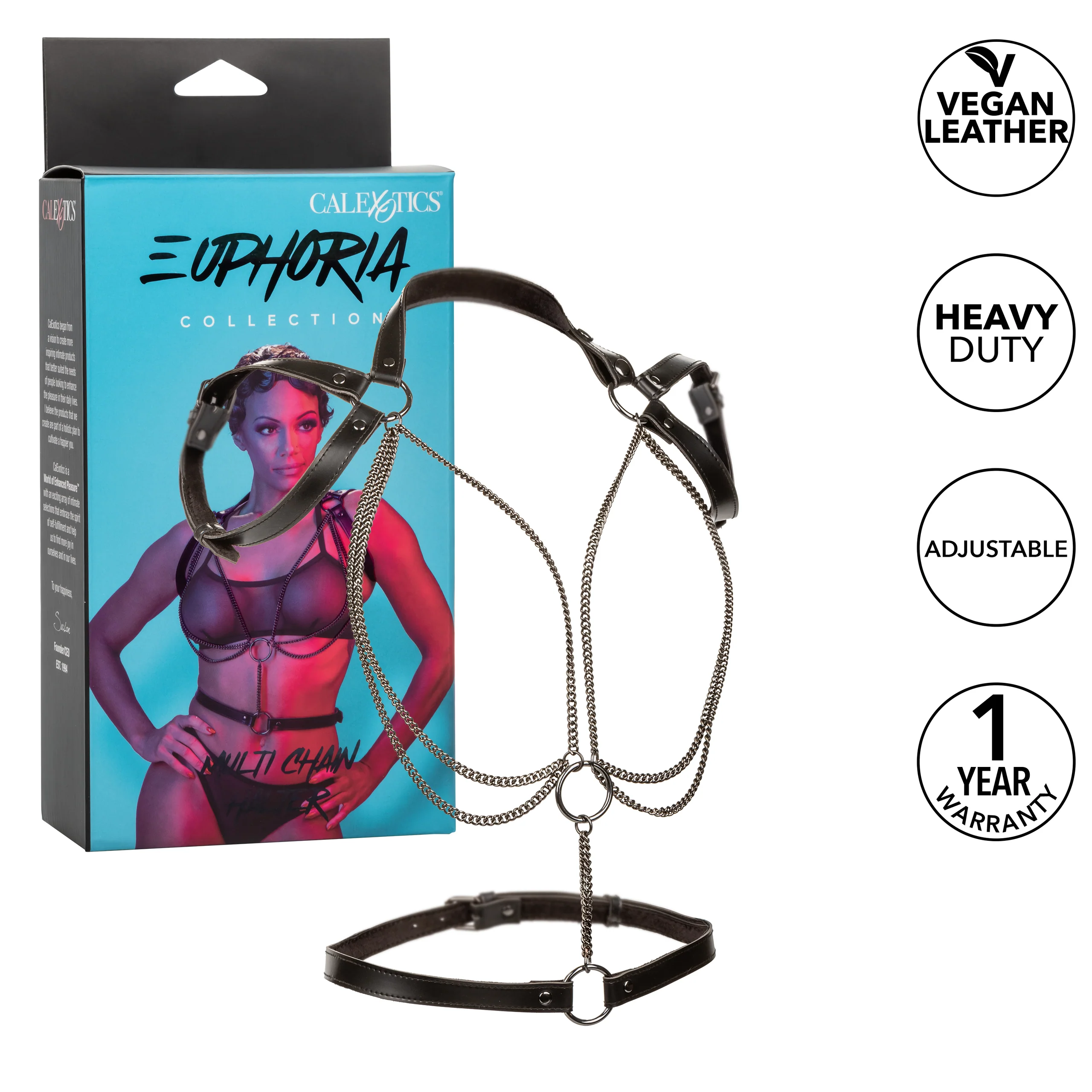Euphoria Collection Plus Size Multi Chain Halter Harness