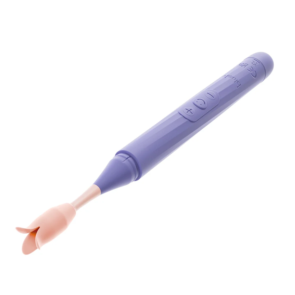 Blush Juno Oscillating Wand Clitoral Vibrator with 3 Attachments
