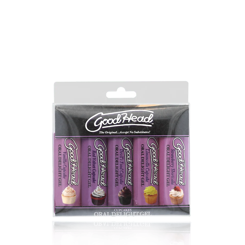 GoodHead Oral Delight Gel 5-Pack Cupcake Flavor Selection