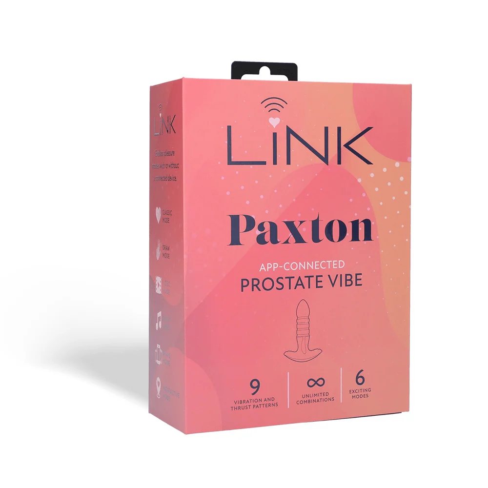 Link Paxton Prostate Massager with App Control and 7 Thrusting Modes
