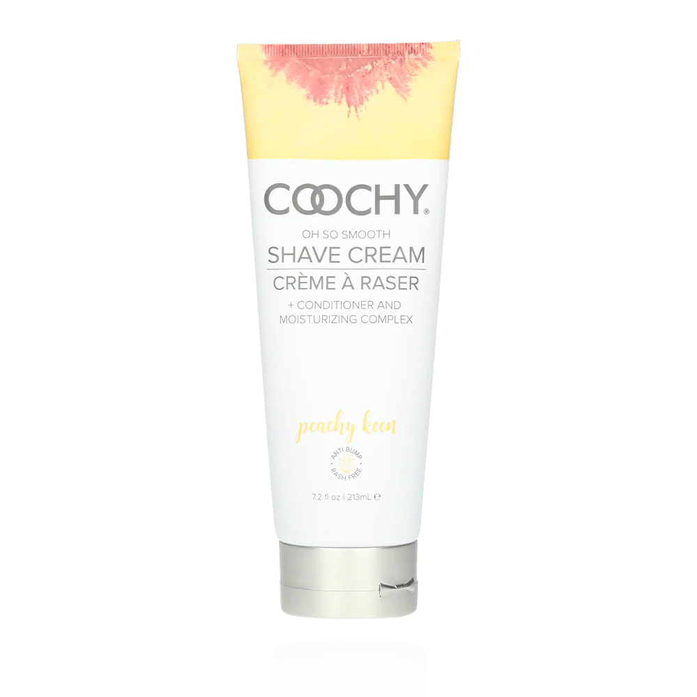 Coochy Shave Cream Peachy Keen with Georgia Peaches, Sugar Cane and Vanilla