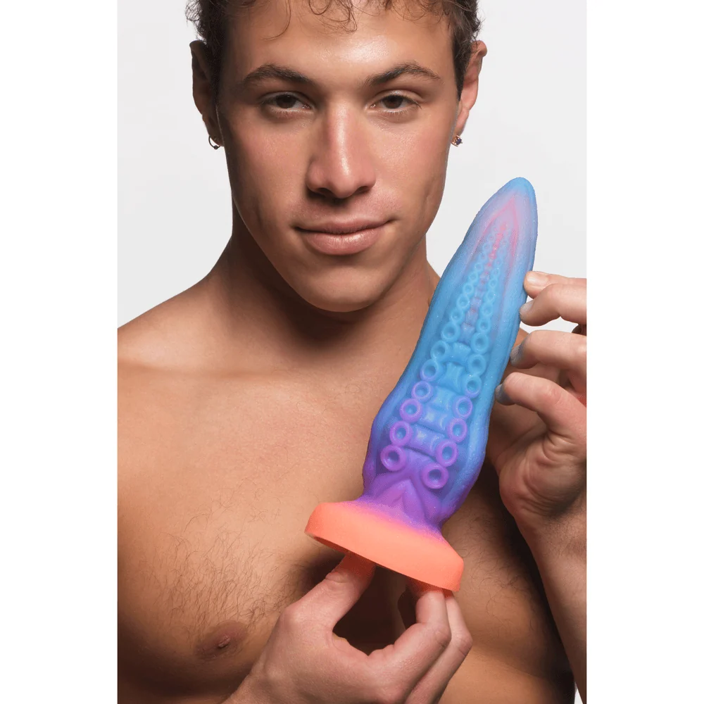 Creature Cocks Tenta-Cock Glow-in-the-Dark Tentacle Dildo with Suction Cup Base