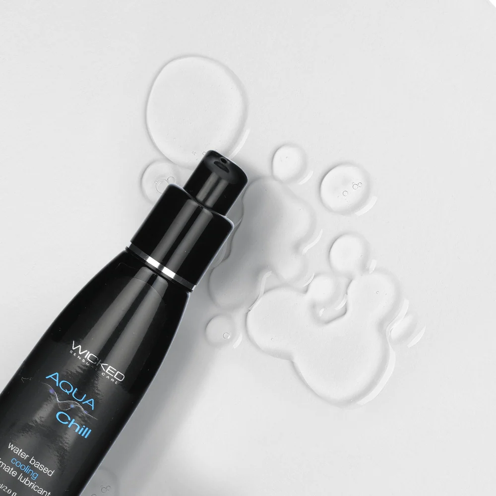 Wicked Aqua 2oz Chill Water-Based Personal Lubricant