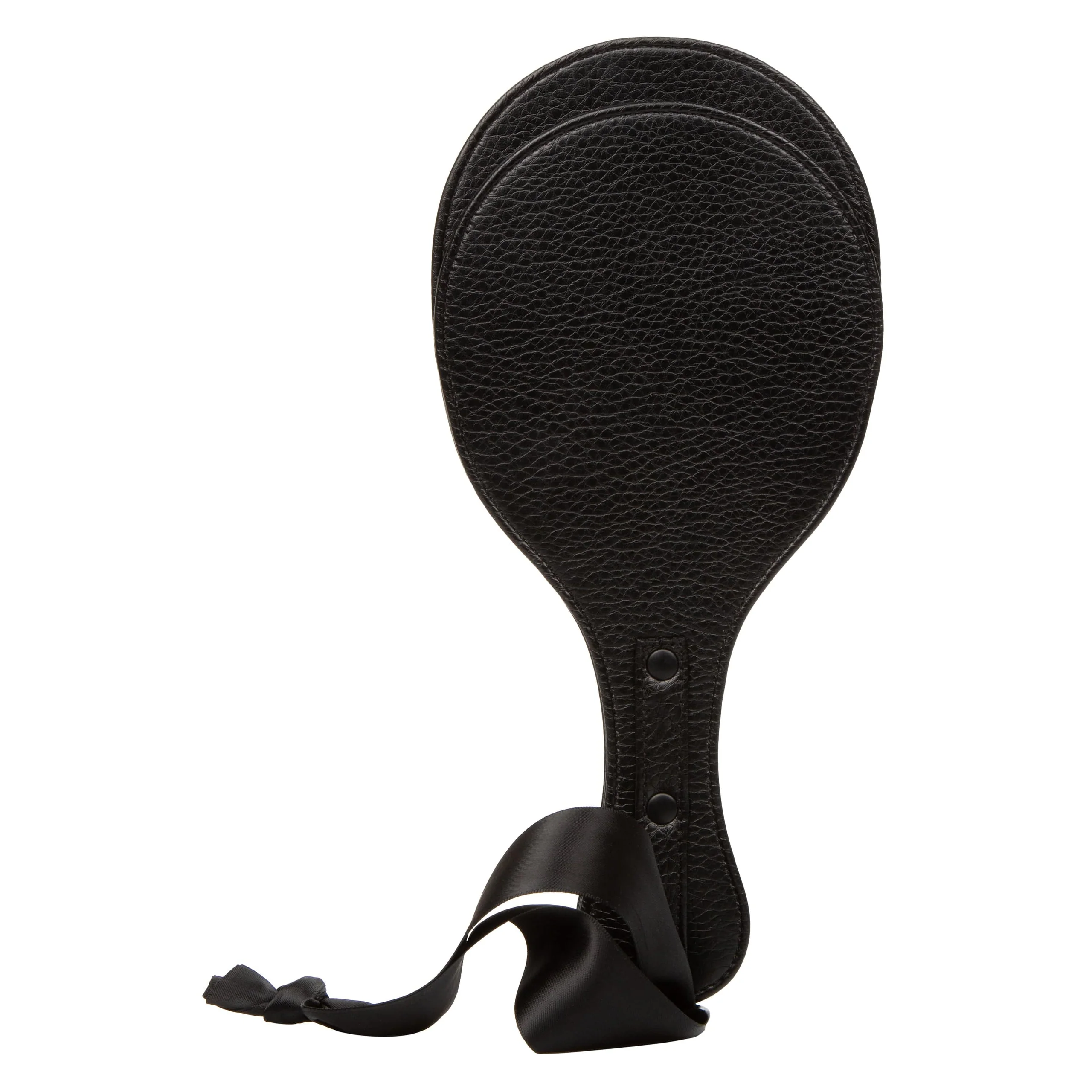 Scandal Round Double Paddle with Leatherette Interior and Brocade Exterior