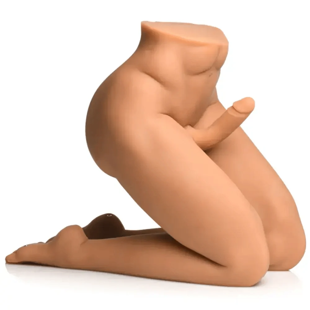 Jock Male Sex Partner Doll with Legs and Remote Thrusting Dildo