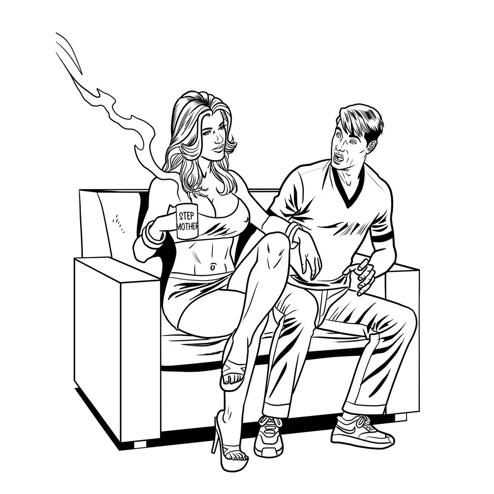 The MILF Porn 成人涂色书，24 页露骨内容