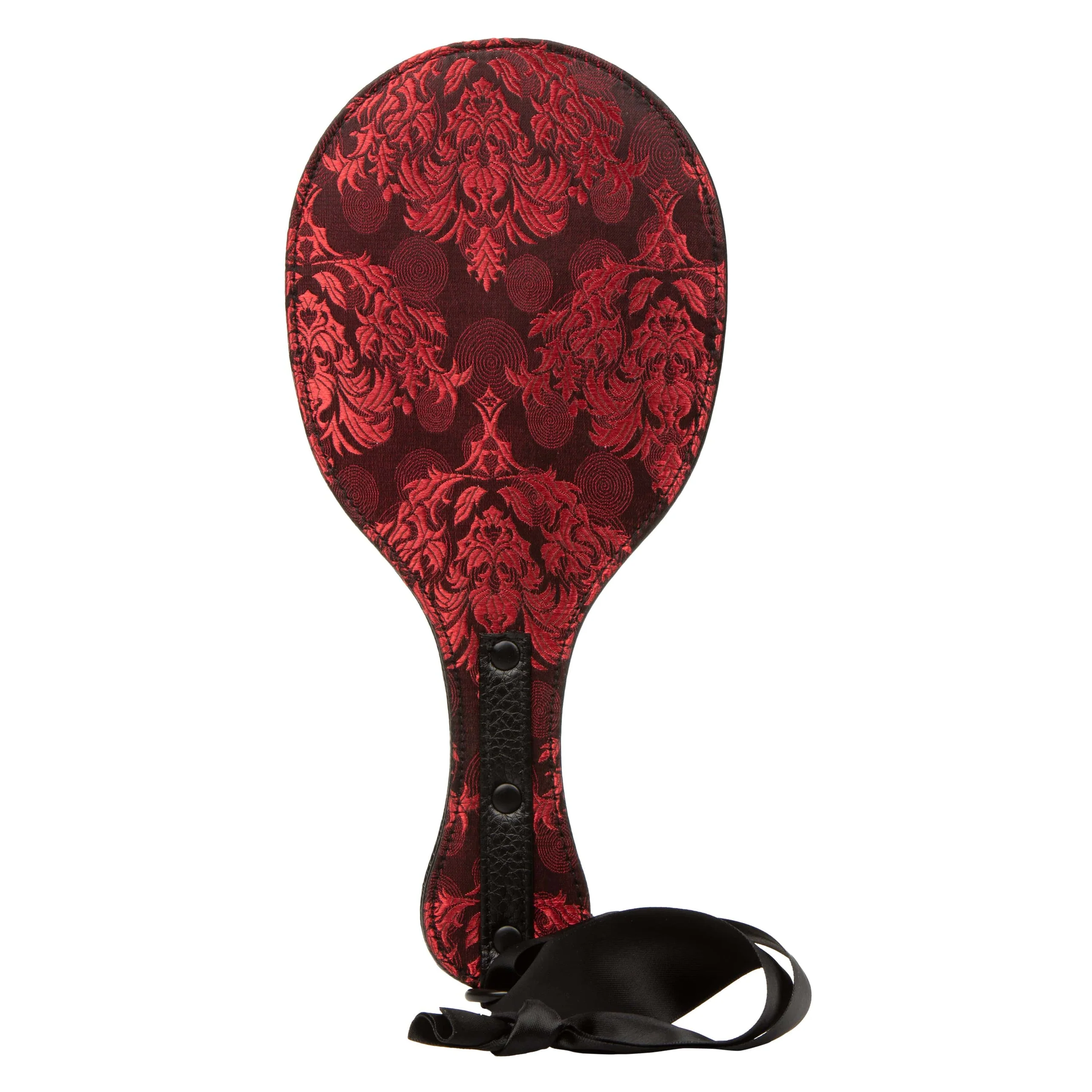 Scandal Round Double Paddle with Leatherette Interior and Brocade Exterior