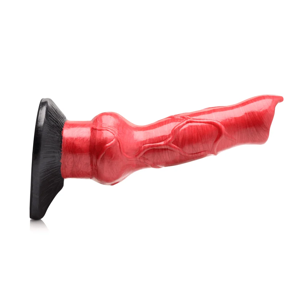 Creature Cocks Hell-Hound Canine Silicone Dildo with Suction Base