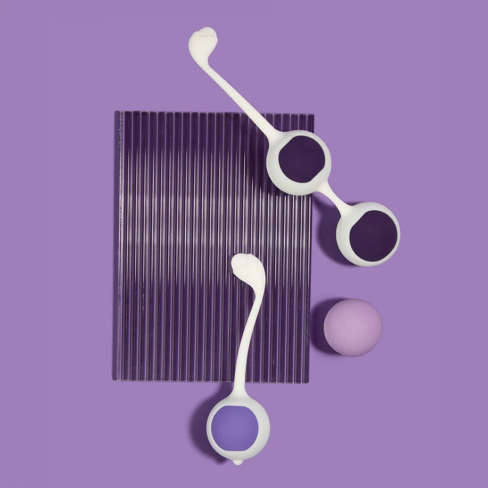 Blush Wellness 5pc Kegel Training Kit With Six Weighted Silicone Balls