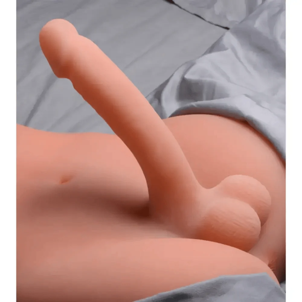 SexFlesh Transgender Terri 躯干式情趣娃娃，带罗纹细节