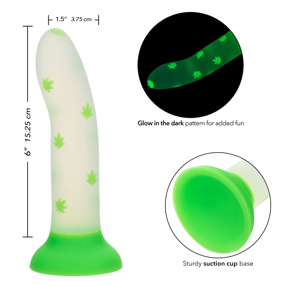 Glow Stick Glow in the Dark Dildo with Suction Cup