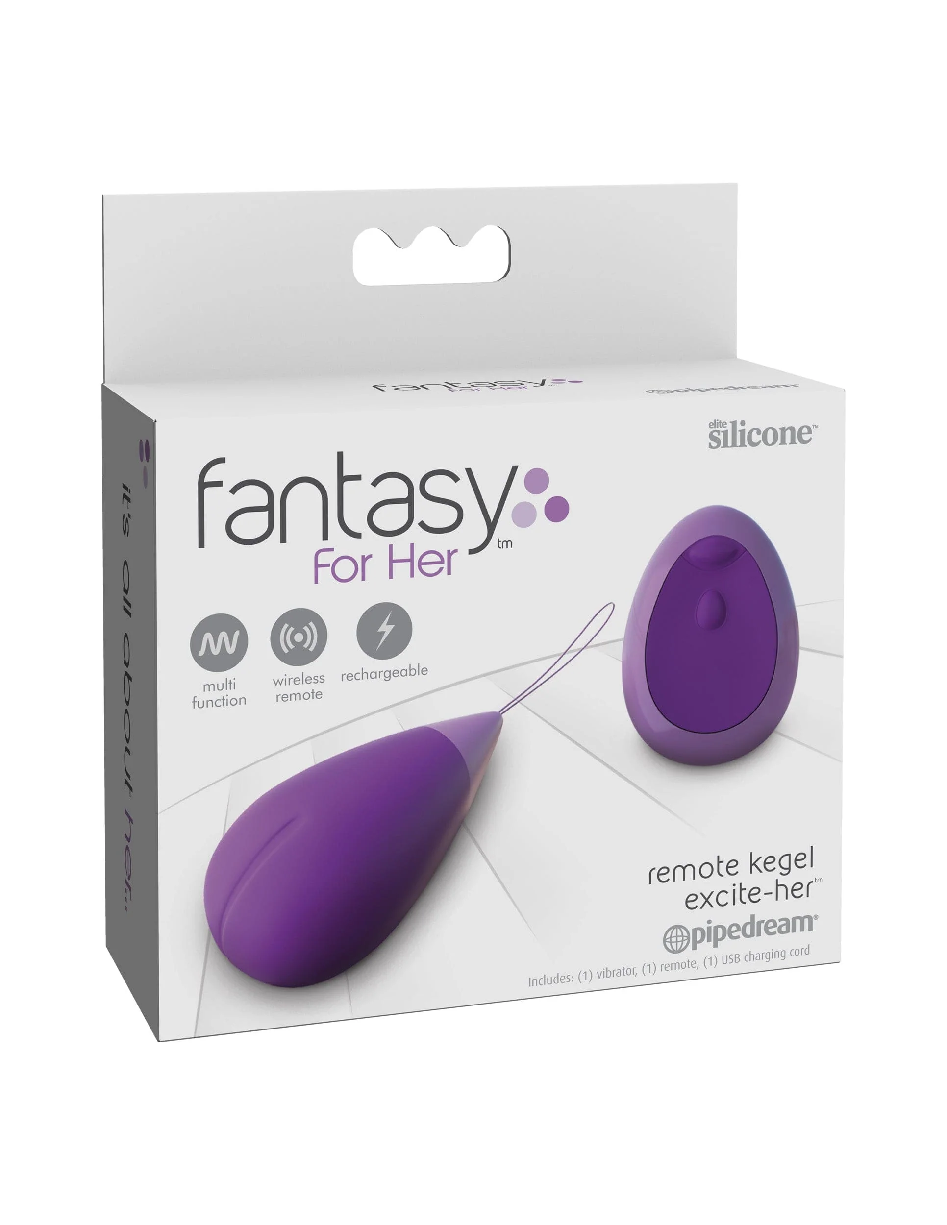 Fantasy For Her Kegel Excite-Her Remote Control Kegel Vibrator