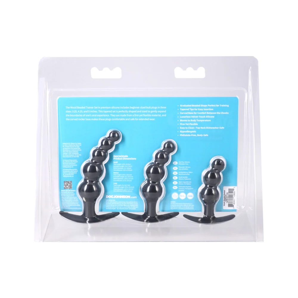 Mood Naughty Beaded Anal Trainer Set for Beginner Anal Play