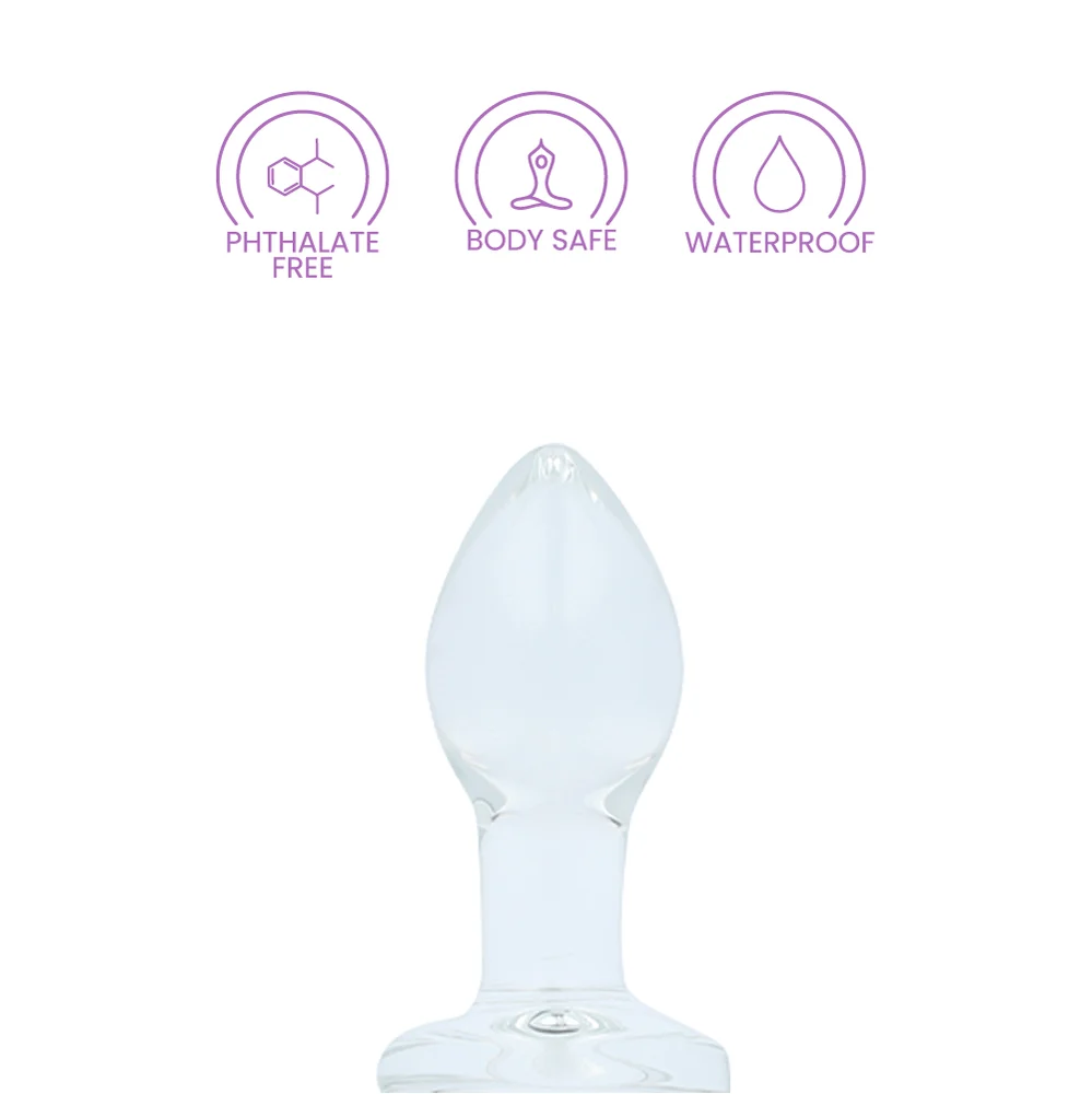 Booty Sparks 玻璃宝石肛塞 粉色宝石 新手适用