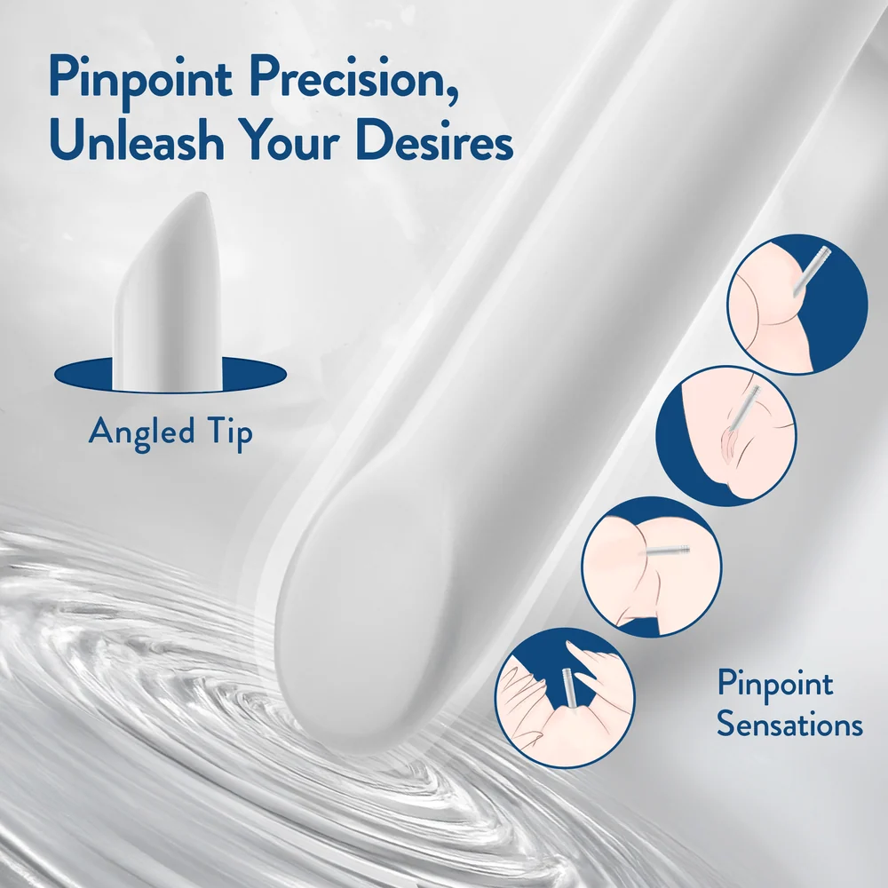 Blush Oh My Gem Bold Diamond Bullet Vibrator with Angled Precision Tip